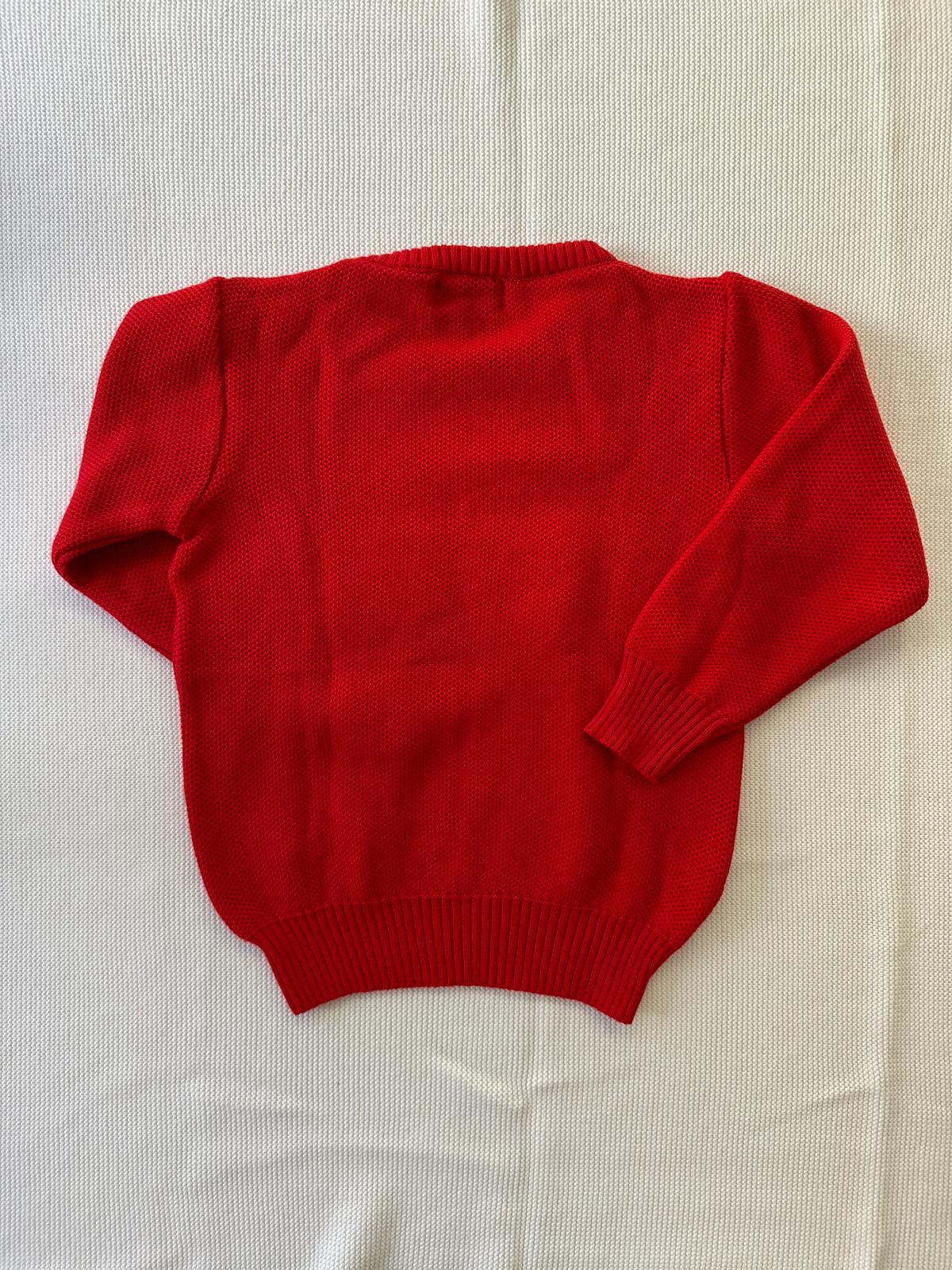 Maglione rosso Ambarabà - immagine 3