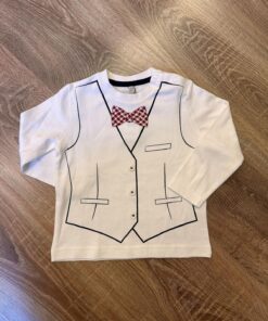 T-shirt stampa panciotto Birba