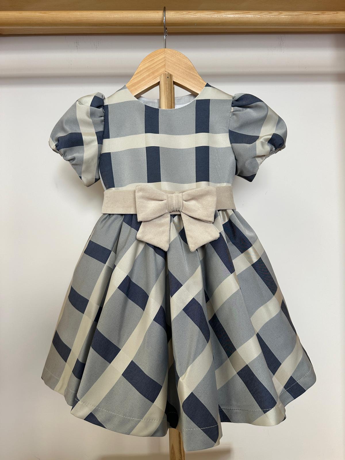 Vestito tartan blu Pure