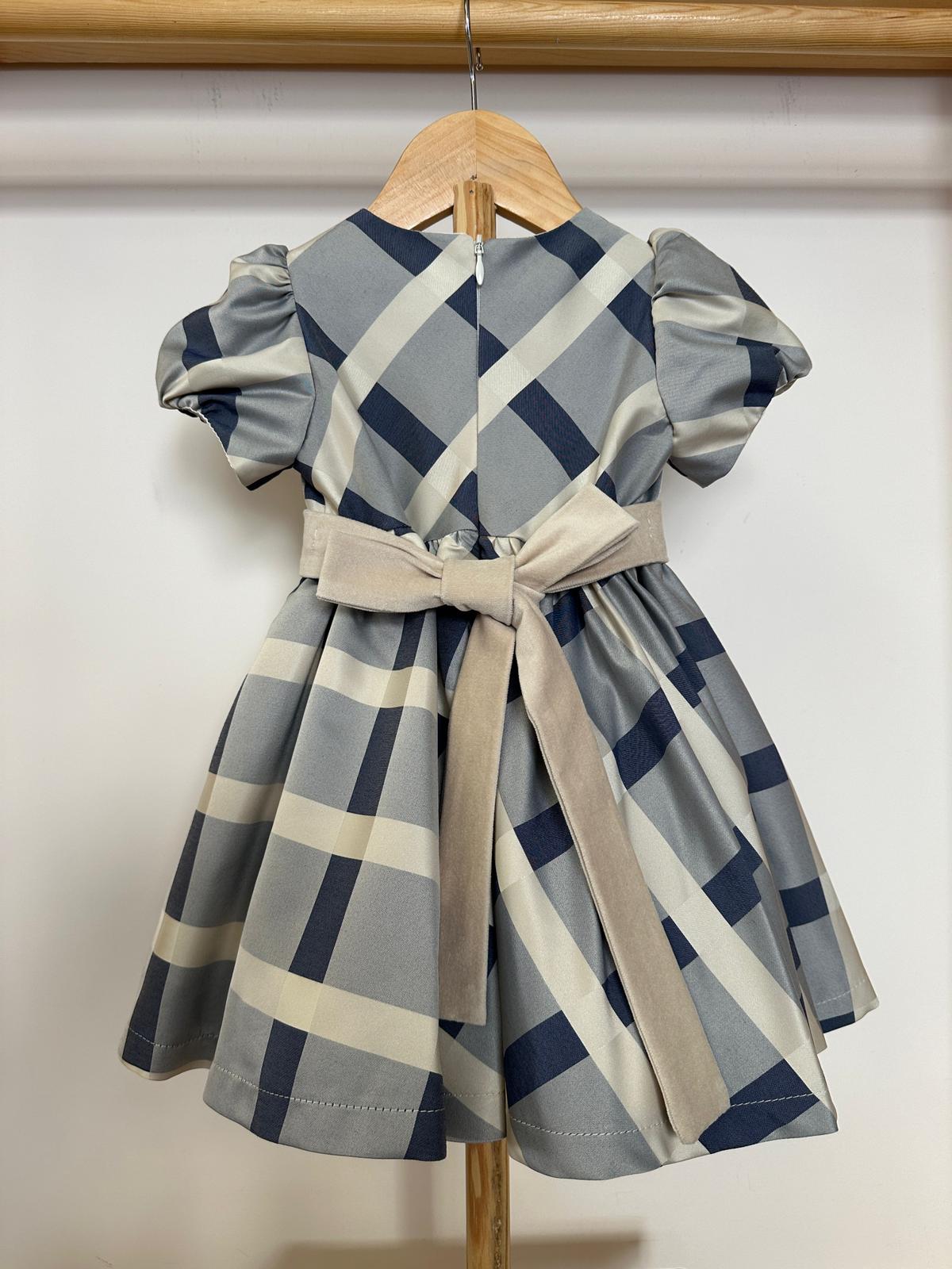 Vestito tartan blu Pure - immagine 3