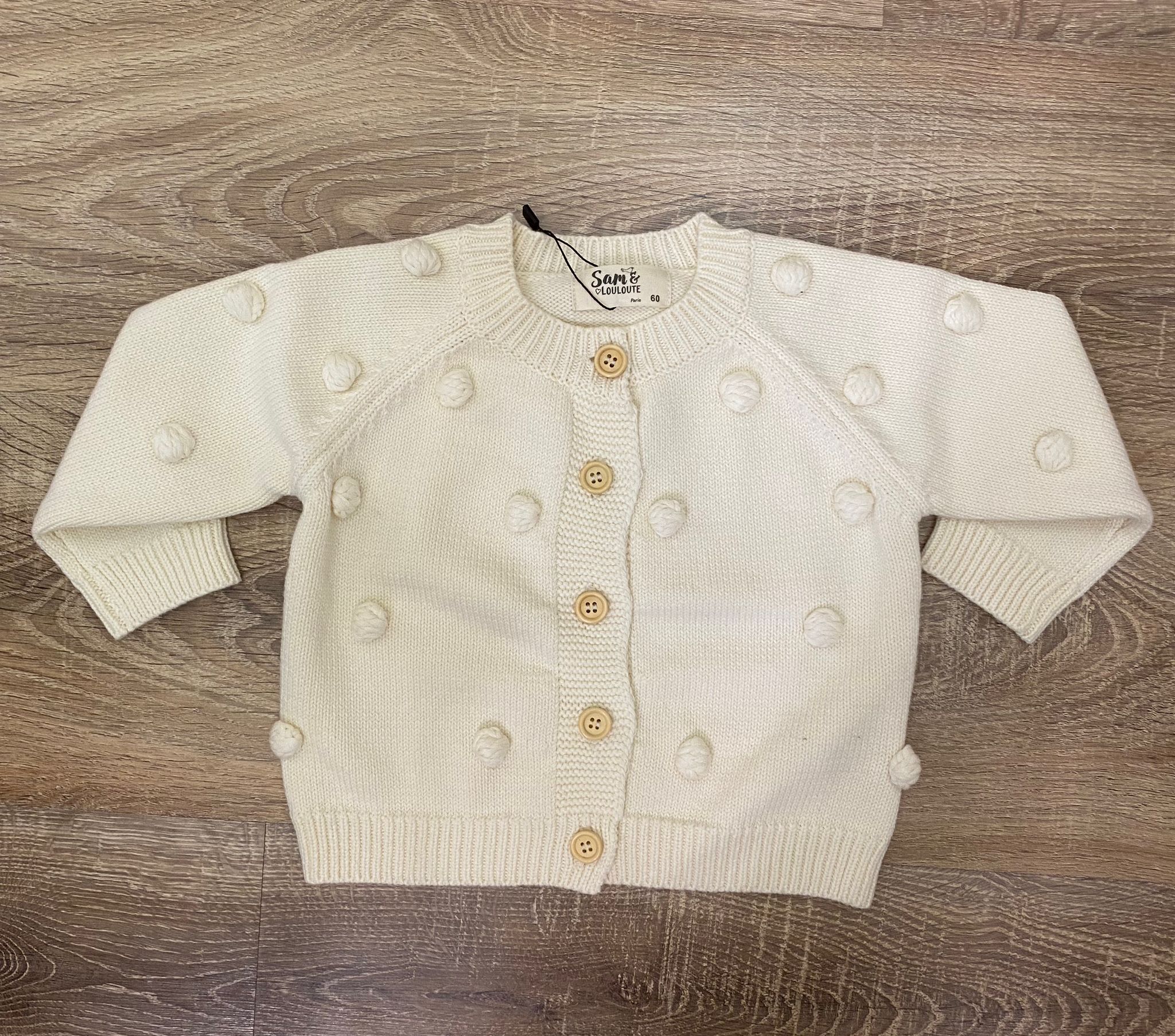 Cardigan panna Sam&Louloute