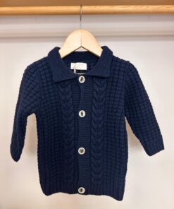 Cardigan in tricot blu Pure