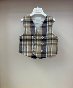 Gilet in tartan Pure