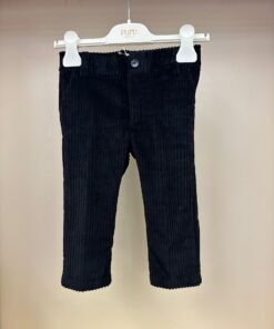 Pantalone blu a costine Pure