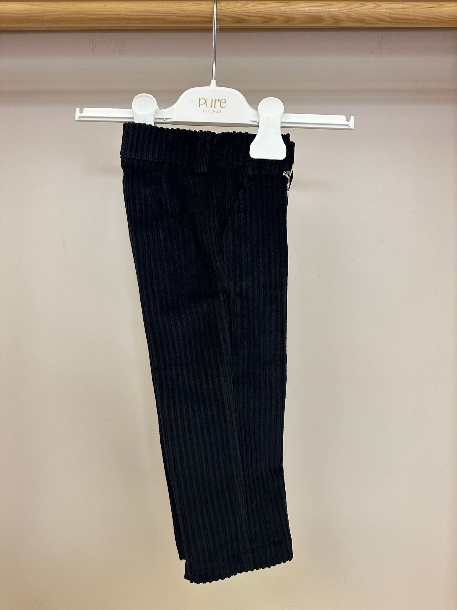 Pantalone blu a costine Pure - immagine 2