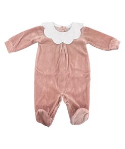 Tutina in ciniglia rosa pallido Pappa e Latte