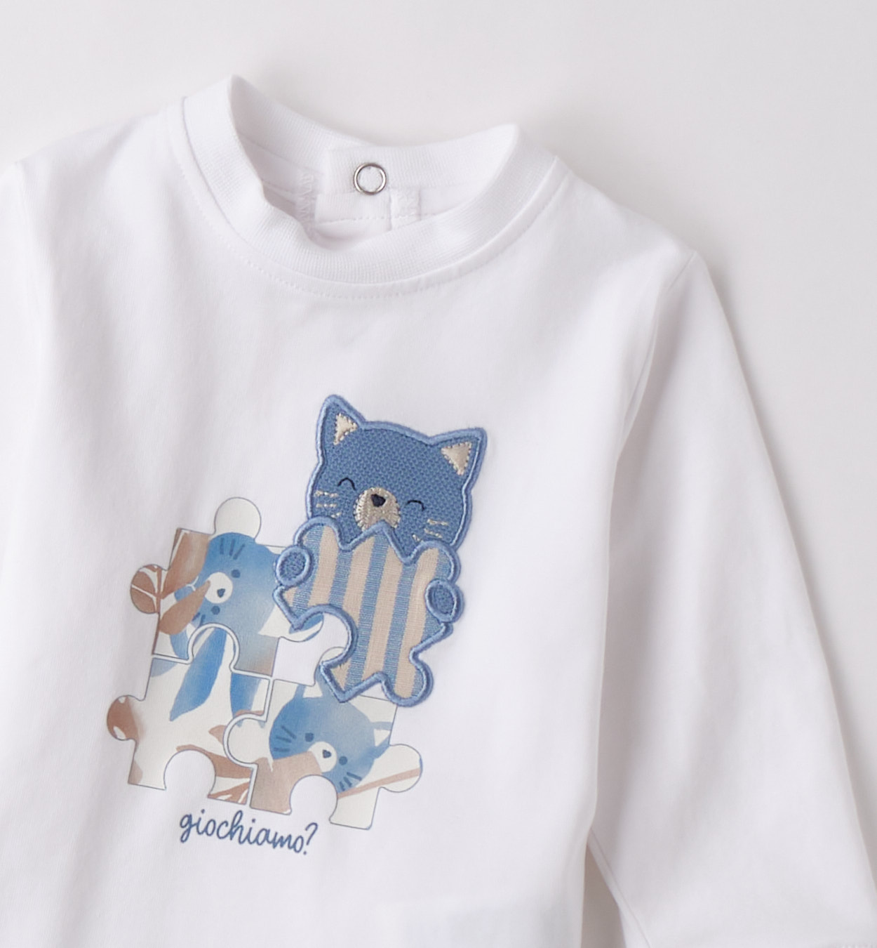 T-shirt gattini puzzle Minibanda - immagine 2