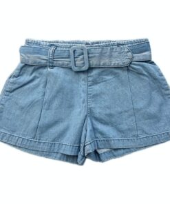 Short Birba in cotone effetto jeans