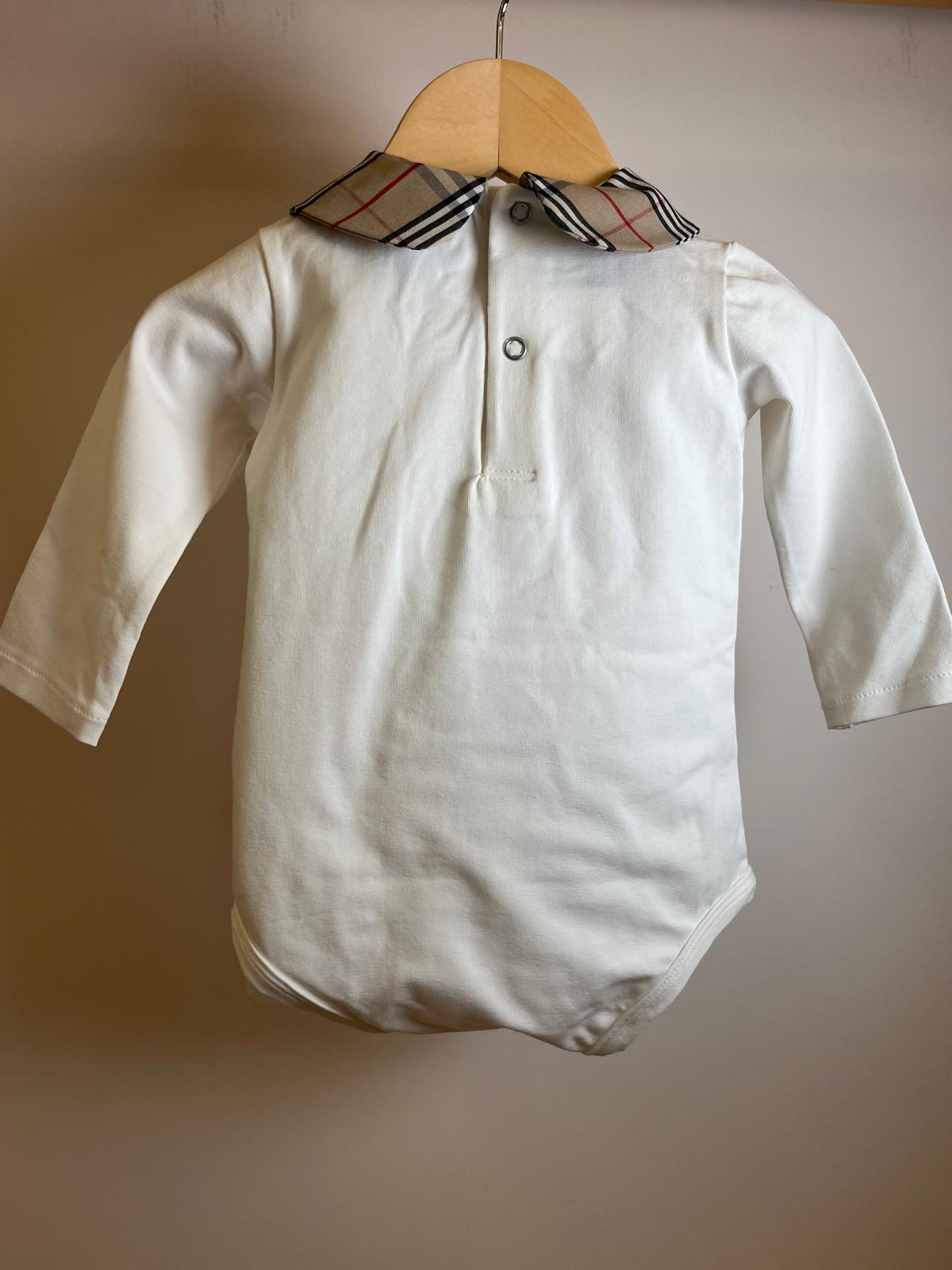 Body orso con cuori tartan - immagine 3