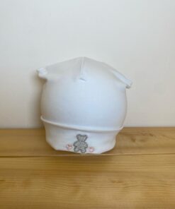 Cappellino cuore orso cuore rosa