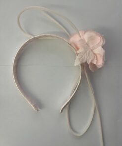 Cerchietto rosa fiore Dilù