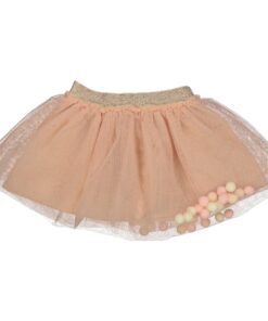 Alternative view of Gonna tulle e pom pom Birba