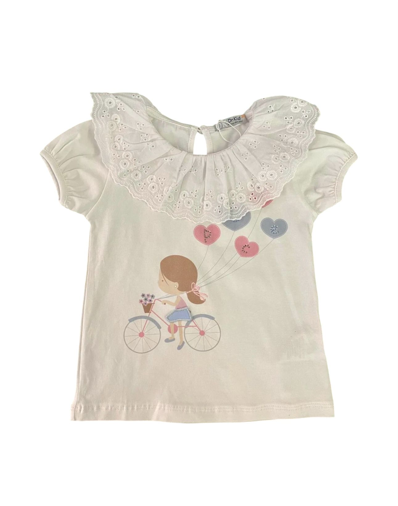 T-Shirt bianca Dr. Kid