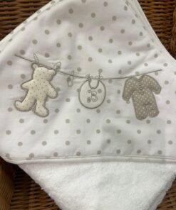 Alternative view of Triangolo orso tutina bavetta