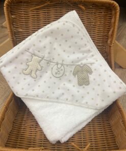 Triangolo orso tutina bavetta