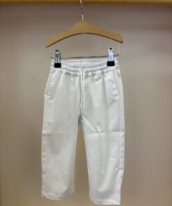 Pantalone bianco con coulisse Ambarabà