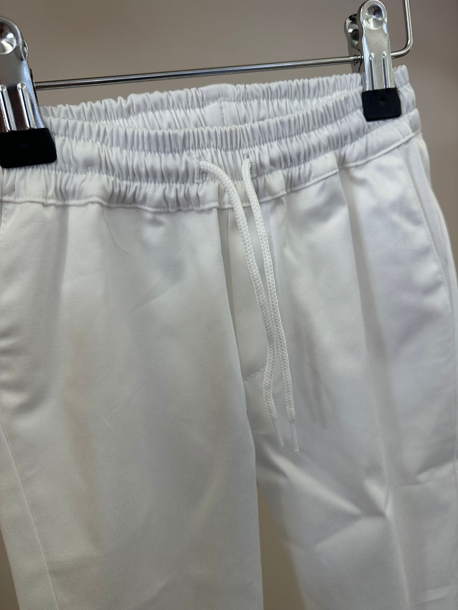 Pantalone bianco con coulisse Ambarabà - immagine 3