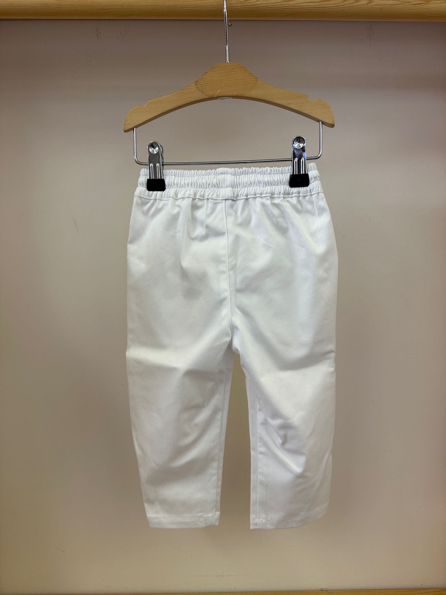Pantalone bianco con coulisse Ambarabà - immagine 2