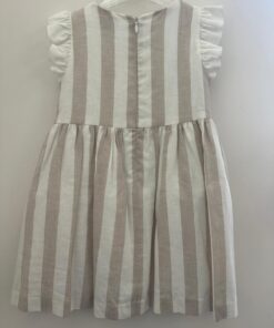 Alternative view of Vestito ambarabà a righe beige