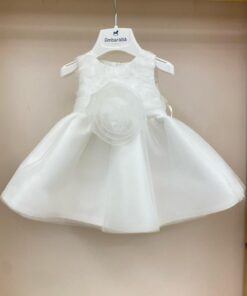 Abito panna con tulle Ambarabà