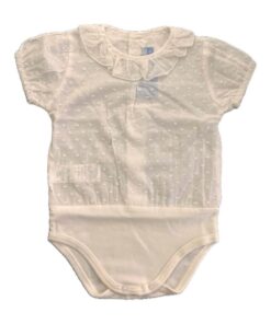 Body plumetis bianco latte Mac Ilusion