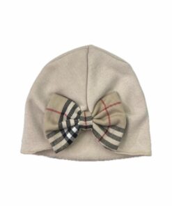Turbante con fiocco scozzese