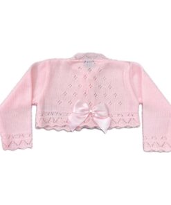 Alternative view of Cardigan corto con fiocco dietro Sardon