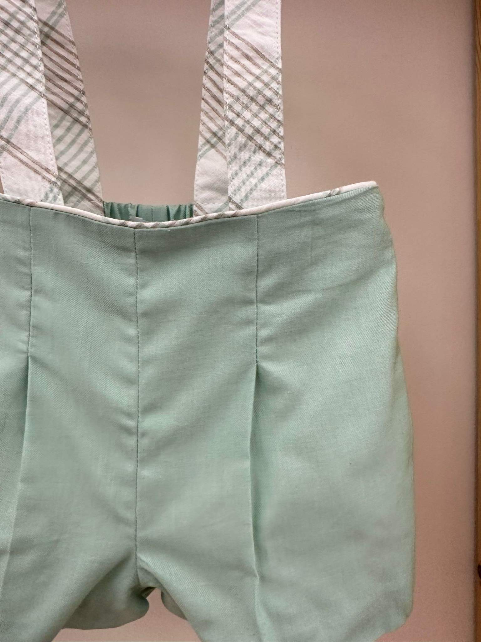 Completo verde acqua e beige Baby A. - immagine 3