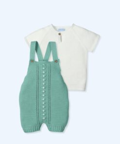 Pagliaccetto e maglia verde smeraldo Mac Ilusion