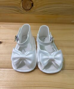 Scarpe culla con fiocco