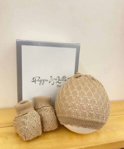 Set cappello e babbucce corda Pappa e Latte