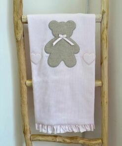 Copertina rosa orso e cuori