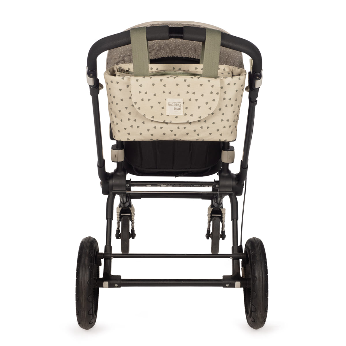 Borsa Organizer Cuori Poppy Muschio Walking Mum - immagine 6