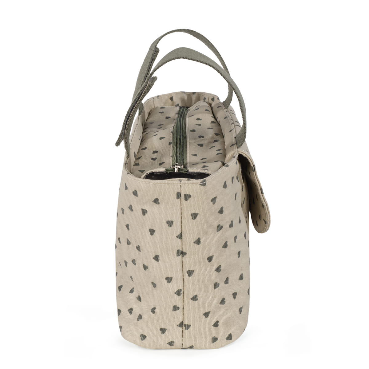 Borsa Organizer Cuori Poppy Muschio Walking Mum - immagine 3