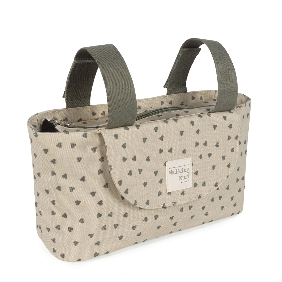 Borsa Organizer Cuori Poppy Muschio Walking Mum - immagine 2