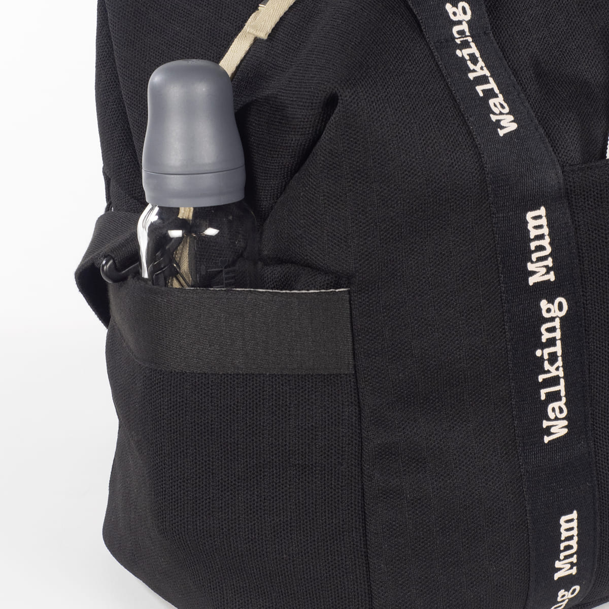 Borsone XL Eco Mum Nero Walking Mum - immagine 7