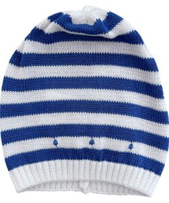Cappellino a righe blu e bianco Primodì