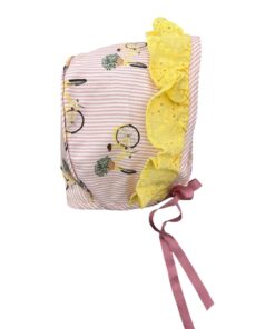 Cuffietta a righe rosa e gialla Marta y Paula