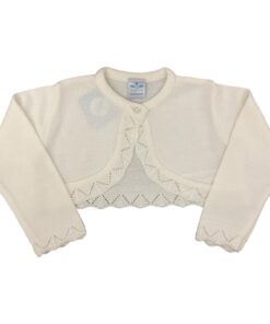 Cardigan corto bianco latte Sardon
