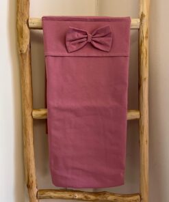 Copertina rosa cipolla con fiocco Pappa e Latte