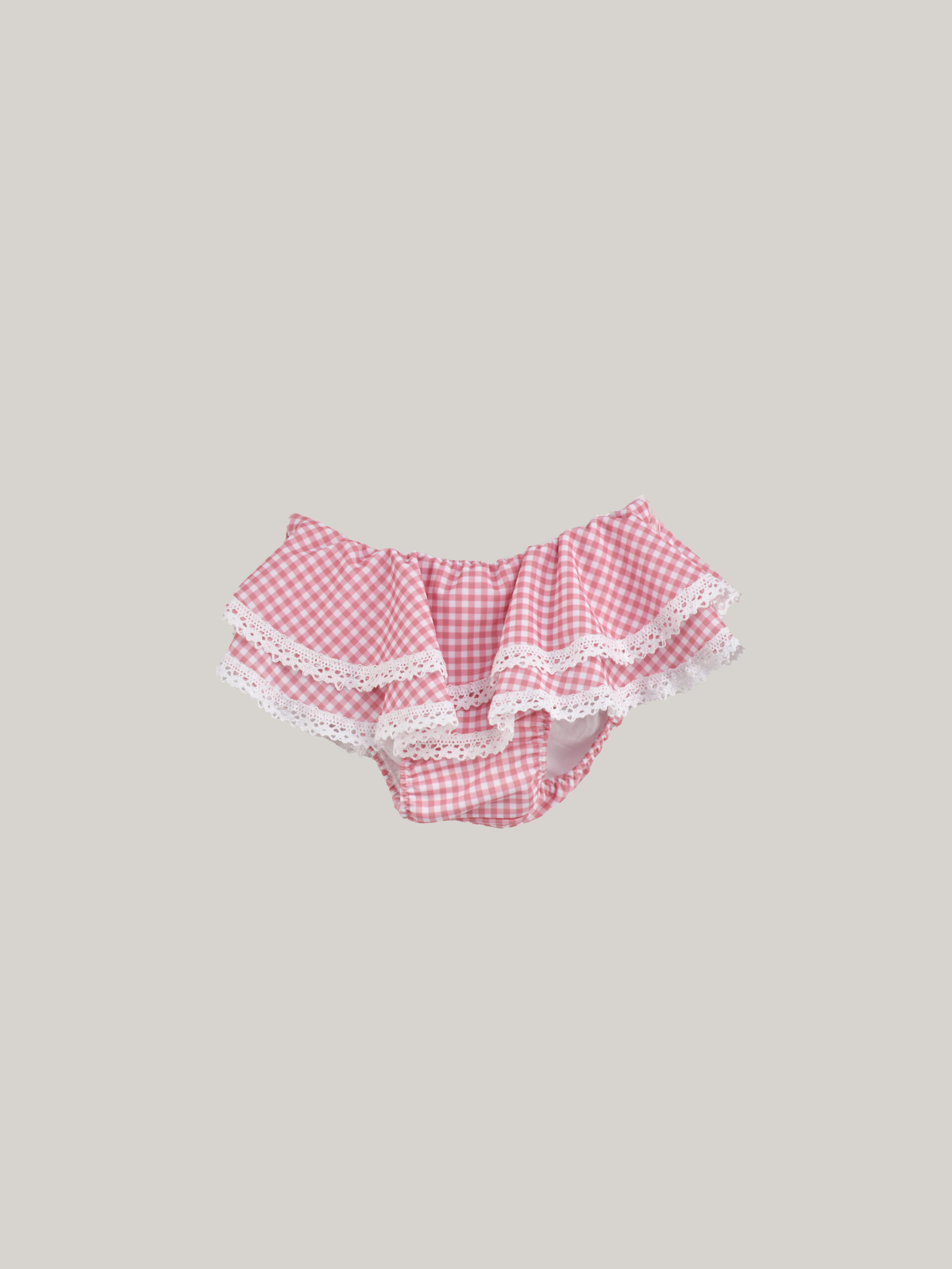 Copripannolino vichy rosa Nunù Beachwear - immagine 2
