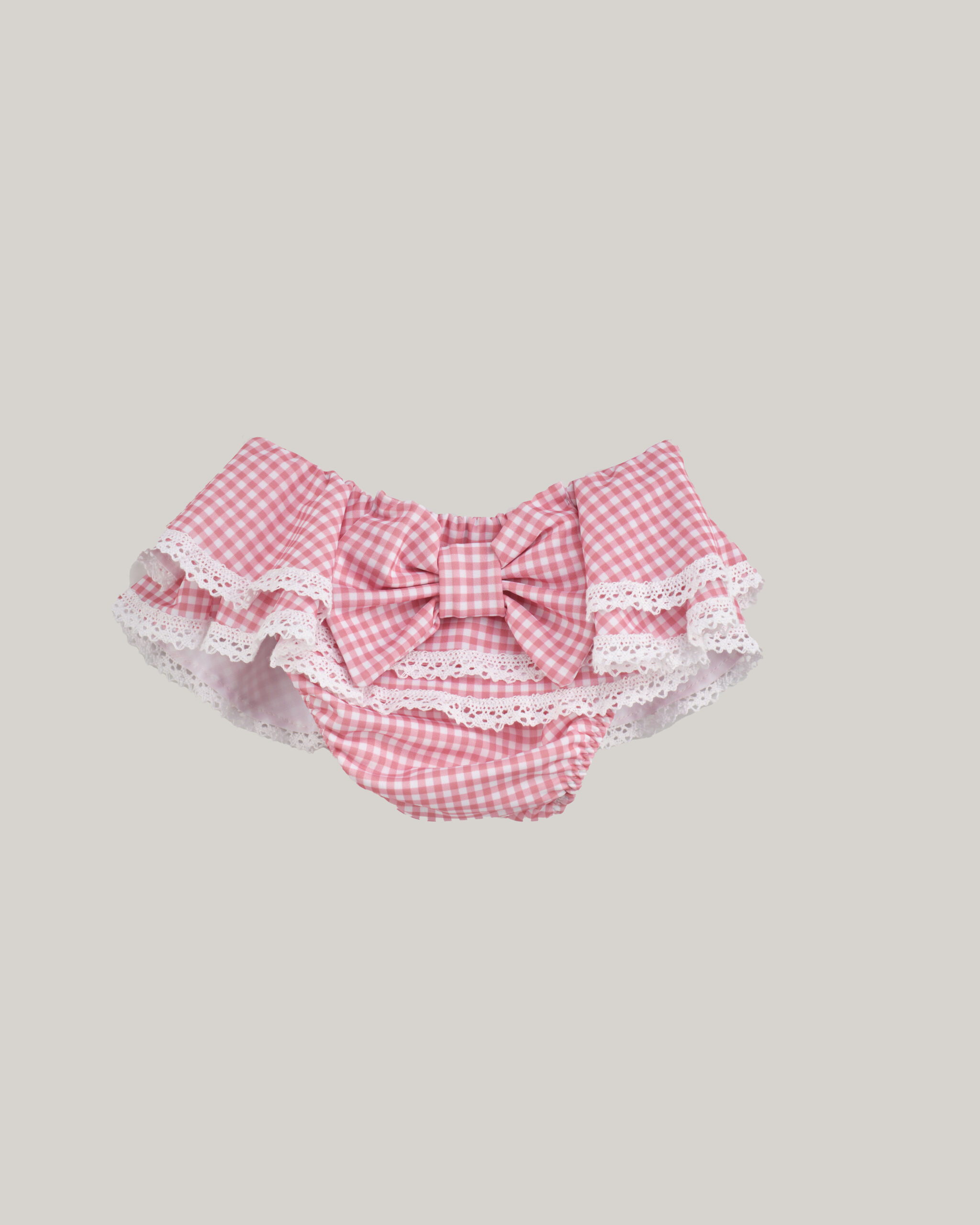 Copripannolino vichy rosa Nunù Beachwear