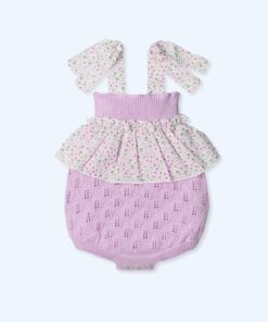 Pagliaccetto ricamato lilla mac Ilusion