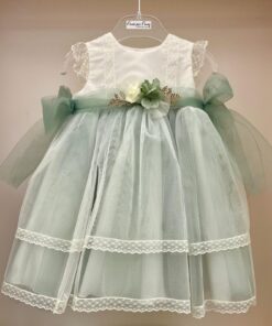 Abito verde salvia Ponto por Ponto