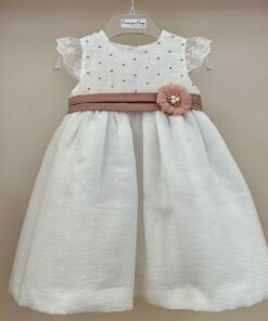 Abito bianco Ponto por Ponto