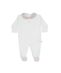 Tutina con colletto fiorellini Baby Gi