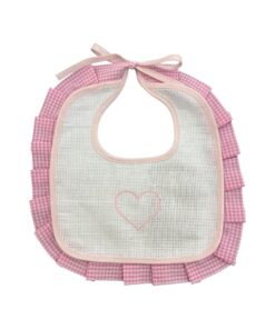 Bavetta cuore rouche rosa #MammaECicci