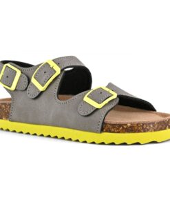 Sandalo grigio e giallo Colors of California