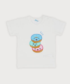 T-shirt bianca ciambelle Sardon