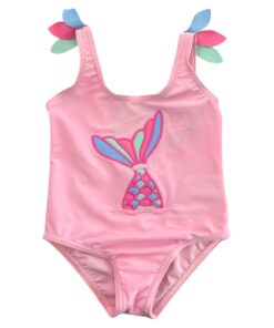 Costume da bagno intero rosa sirena Sardon